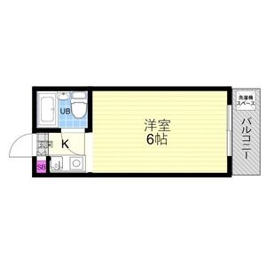ワンルーム 間取り図