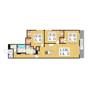 3LDK 間取り図
