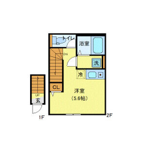 ワンルーム 間取り図