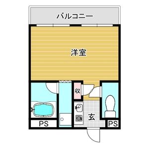ワンルーム 間取り図