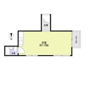ワンルーム 間取り図