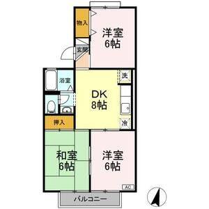 3DK 間取り図
