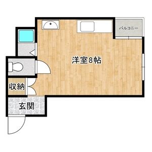 ワンルーム 間取り図