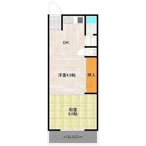 2DK 間取り図