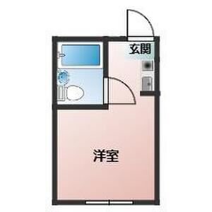 ワンルーム 間取り図