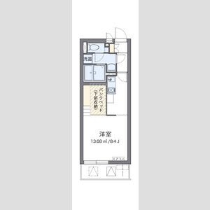 ワンルーム 間取り図