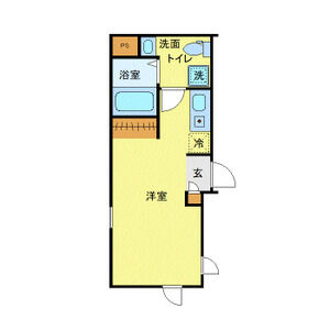 ワンルーム 間取り図