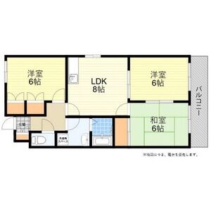 3LDK 間取り図