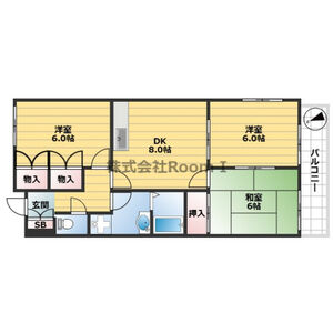3LDK 間取り図