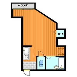 ワンルーム 間取り図