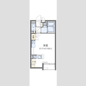 ワンルーム 間取り図