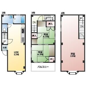 3LDK 間取り図