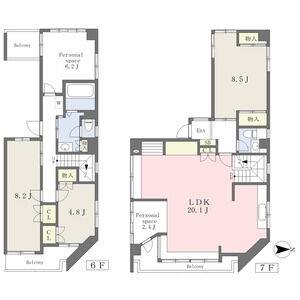 3LDK 間取り図