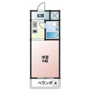 ワンルーム 間取り図