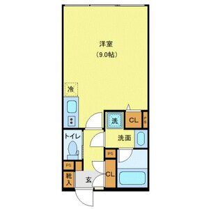 ワンルーム 間取り図