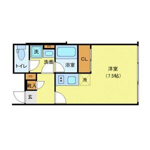 ワンルーム 間取り図