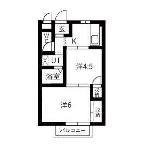 2K 間取り図