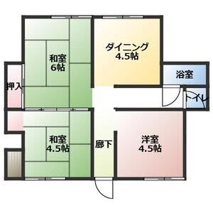 3DK 間取り図