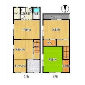 3DK 間取り図