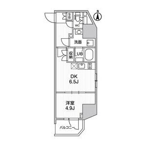 1DK 間取り図