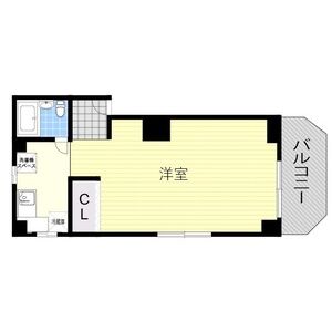 ワンルーム 間取り図