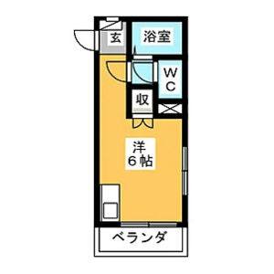 ワンルーム 間取り図