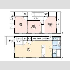 3LDK 間取り図