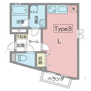 ワンルーム 間取り図