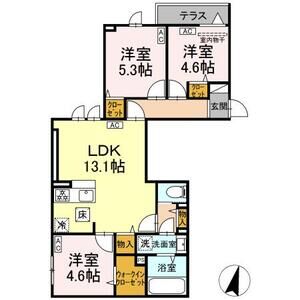 3LDK 間取り図