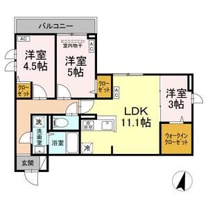 3LDK 間取り図