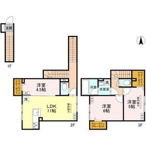3LDK 間取り図