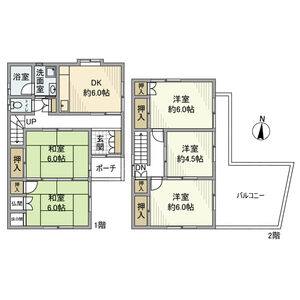 5DK 間取り図