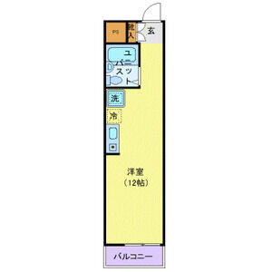 ワンルーム 間取り図