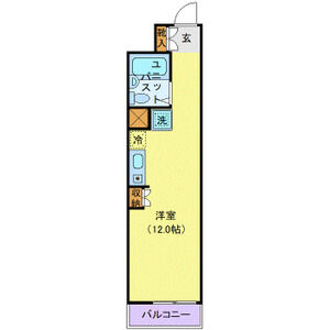 ワンルーム 間取り図