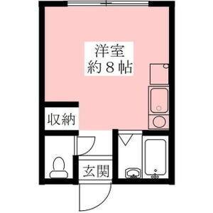 ワンルーム 間取り図