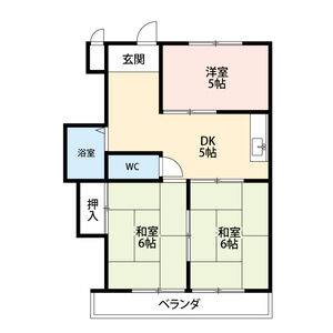 3DK 間取り図