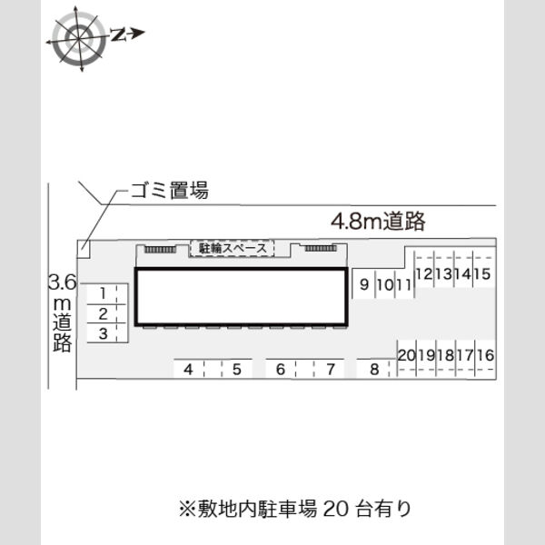 レオパレスWing K 室内写真1