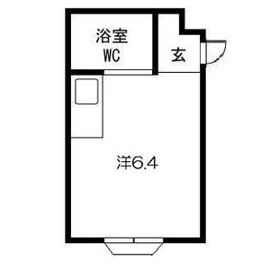 ワンルーム 間取り図