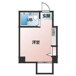 ワンルーム 間取り図