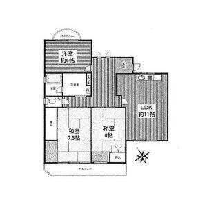 3LDK 間取り図