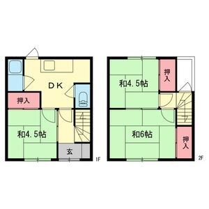 3DK 間取り図
