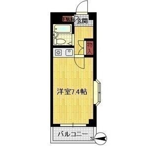 ワンルーム 間取り図