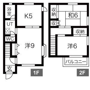 3K 間取り図