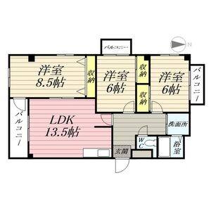 3LDK 間取り図