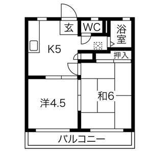 2K 間取り図