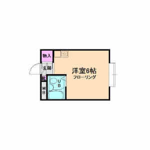 ワンルーム 間取り図