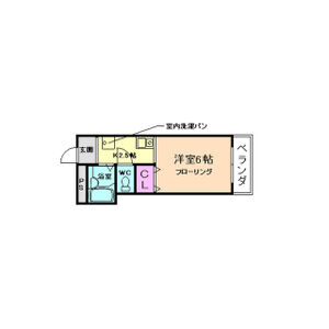 ワンルーム 間取り図