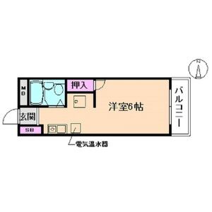 ワンルーム 間取り図