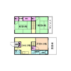 3DK 間取り図