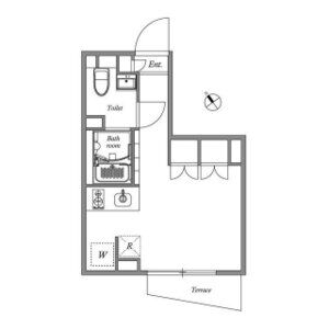 ワンルーム 間取り図